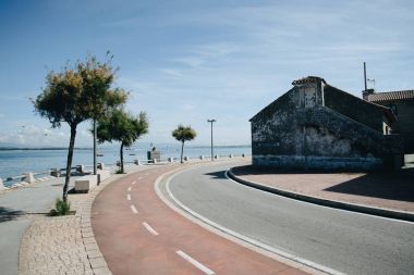 Yaz güneşli gün deniz sahil