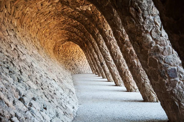 Parc guell a Barcellona — Foto Stock