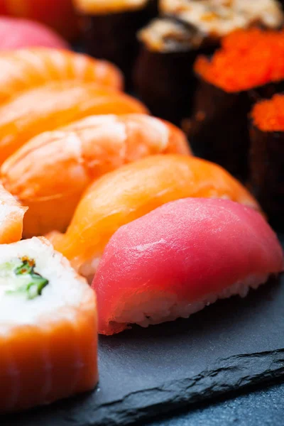 Comida japonesa Sushi — Fotografia de Stock