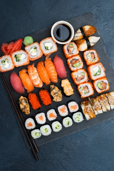 Comida japonesa Sushi — Fotografia de Stock