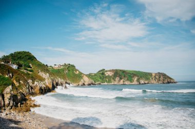 Güzel bir plaj Playa De Amio İspanya