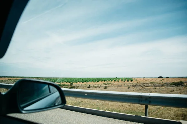 View from car window — Stock Photo, Image