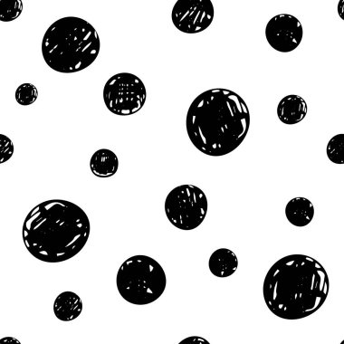 Siyah ve beyaz desenli. Beyaz bir arka planda izole edilmiş. Stock vektör illüstrasyonu. Minimalizm. El çizimi.