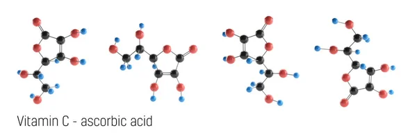 비타민 Ascorbic Acid Ascorbic Acid Ascorbate 비타민 — 스톡 사진