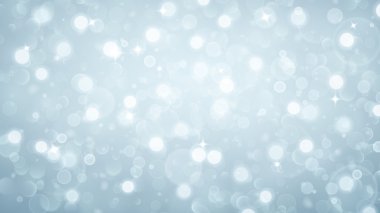 Arka plan açık mavi bokeh efektli