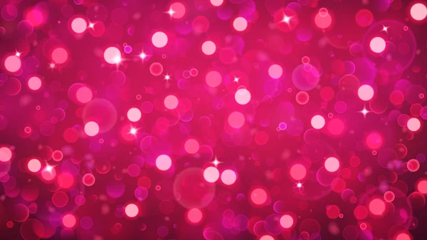 Fondo abstracto con efecto bokeh en rojo — Archivo Imágenes Vectoriales