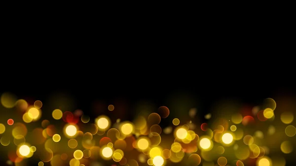 Abstract background with bokeh effect in gold — Stockový vektor