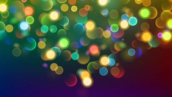 Abstract background with multicolored bokeh effect — Stockový vektor