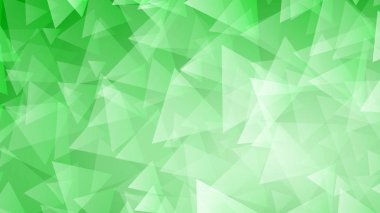 Küçük üçgenler yeşil arka plan