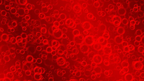 Rosso sfondo astratto di piccoli anelli — Vettoriale Stock