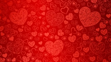 Arka plan mavi kalpler olan swirls