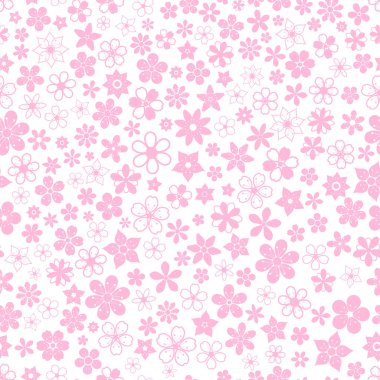 Küçük çiçek seamless modeli