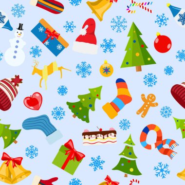 Noel sembollerin seamless modeli