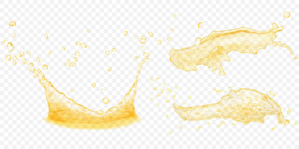 Crown and splashes of water