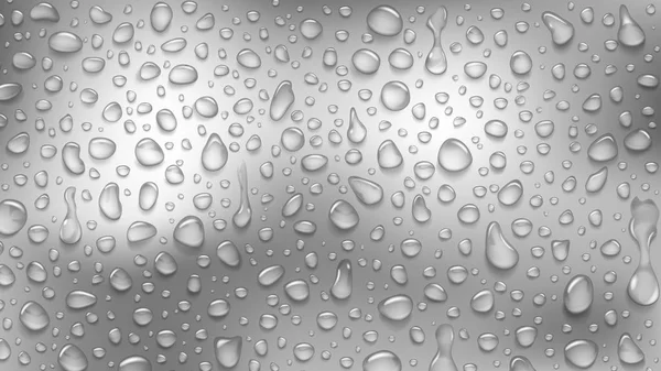 Background of water drops — Stock Vector