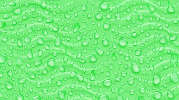 Fondo de olas y gotas de agua — Vector de stock