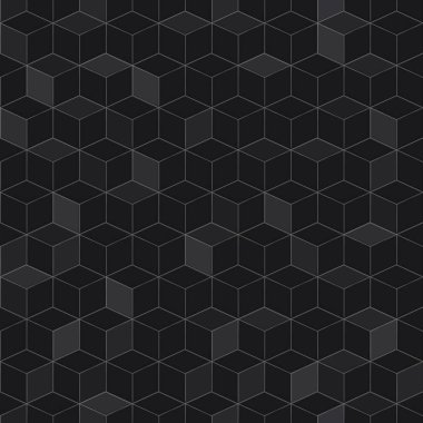 Dikişsiz desen siyah küpler