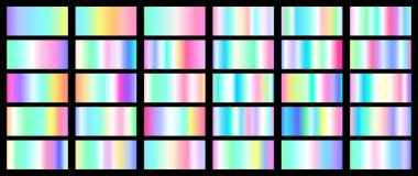 Renkli gradyanlar kümesi