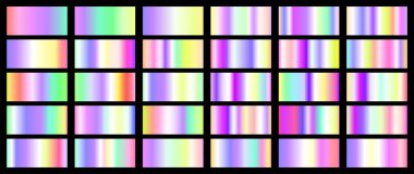 Renkli gradyanlar kümesi