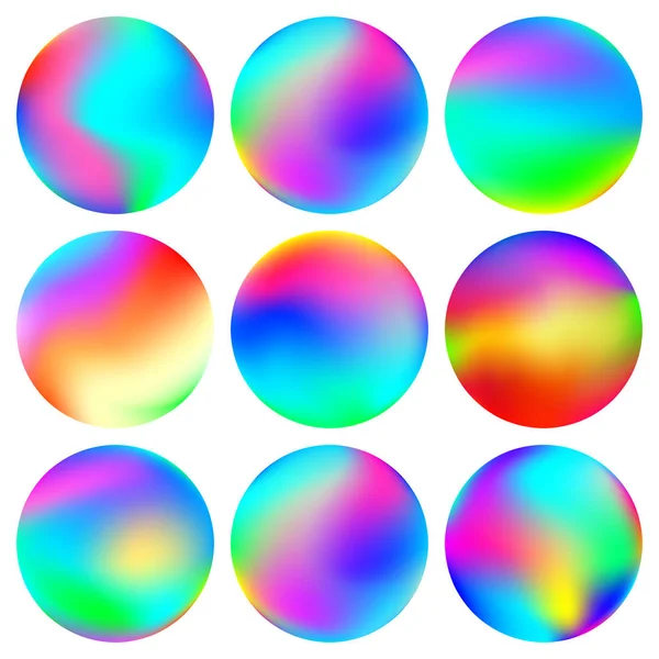 Sphères colorées abstraites — Image vectorielle