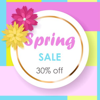 bahar satışı arka planı