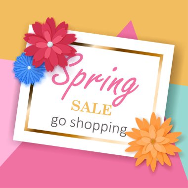 bahar satışı arka planı