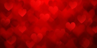 Sevgililer günü kalpleri ile arka plan