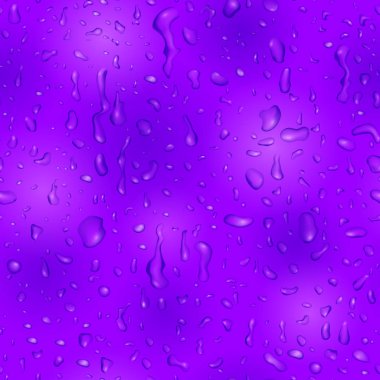 Seamless pattern with drops and streaks of water
