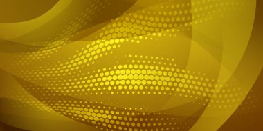 Yarım ton noktalarının ve eğri çizgilerin soyut arkaplanı