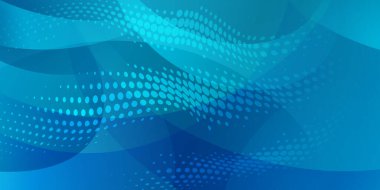 Yarım ton noktalarının ve eğri çizgilerin soyut arkaplanı