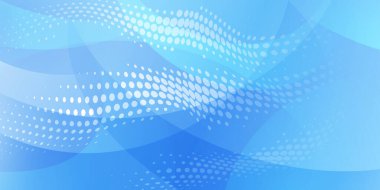 Yarım ton noktalarının ve eğri çizgilerin soyut arkaplanı