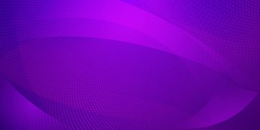 Yarım ton noktalardan ve mor renkli kıvrımlı çizgilerden oluşan soyut arkaplan