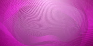 Yarım ton noktalardan ve mor renkli kıvrımlı çizgilerden oluşan soyut arkaplan