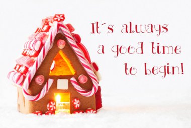 Gingerbread House, beyaz arka plan, teklif her zaman zaman başlangıç