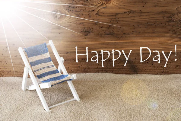 Estate Sunny biglietto di auguri e testo Happy Day — Foto Stock