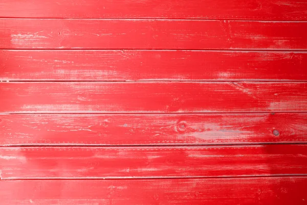 Red Vintage Wooden Background, Copy Space — Stock Photo, Image