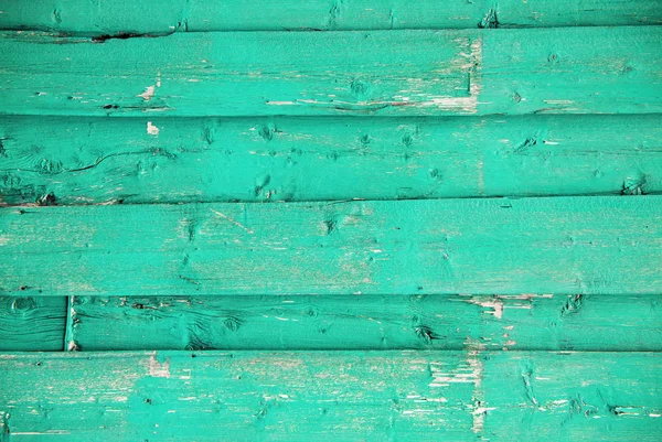 Бирюзовый деревянный фон с копировальным пространством — стоковое фото