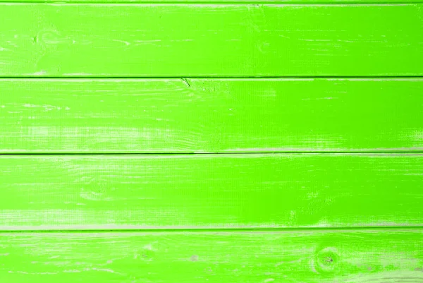 Intense Green Wooden Background, Copy Space — Stock Photo, Image