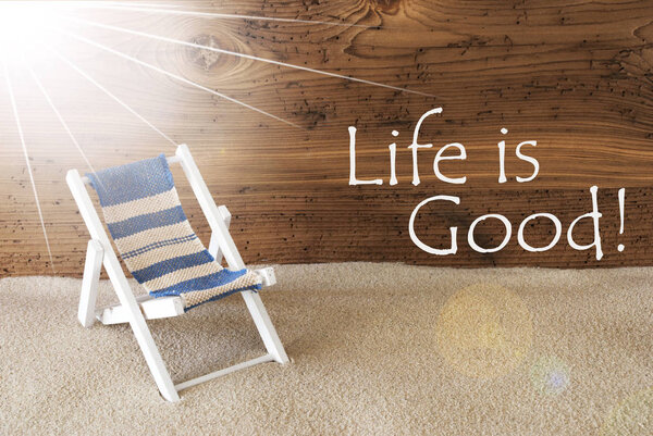 Летняя солнечная открытка и текстовая жизнь это хорошо
