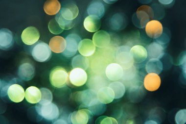 Parlak turkuaz ışıklar arka plan, parti veya Noel doku