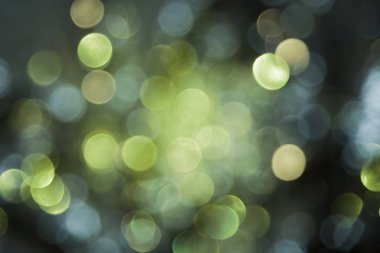 Arka plan, parti veya Noel doku parlak açık yeşil ışıklar