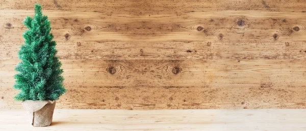 Noel ağacı, ahşap arka plan, kopya alanı