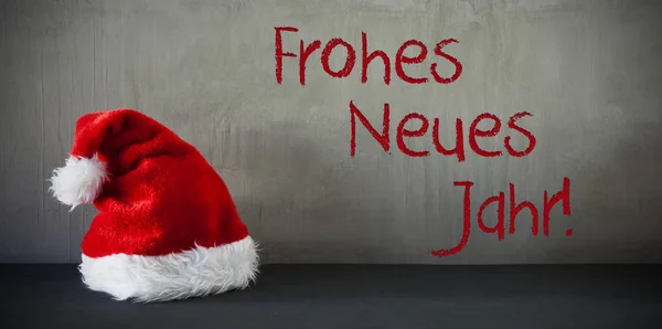 Санта-Клаус, Фрохес и другие поздравляют с Новым годом — стоковое фото