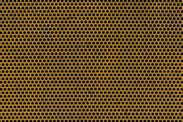 Sfondo Texture Dello Schermo Rete Acciaio Giallo — Foto Stock