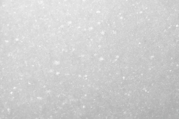 Білий Фон Сніжинками Грубий Візерунок Снігової Текстури — стокове фото