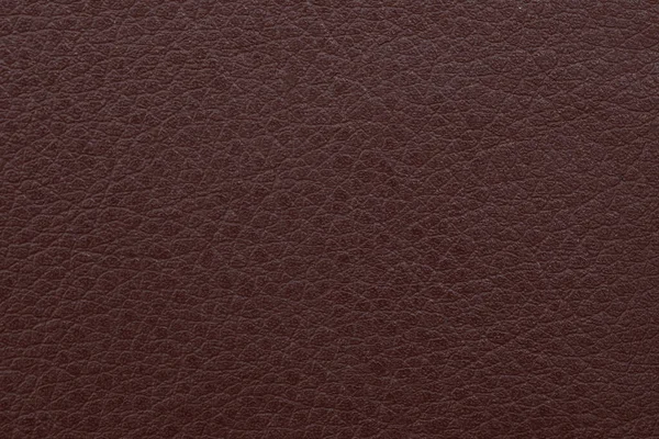 Elegant Dark Brown Leatherette Background Dermantin Texture Copy Space — Stock Photo, Image