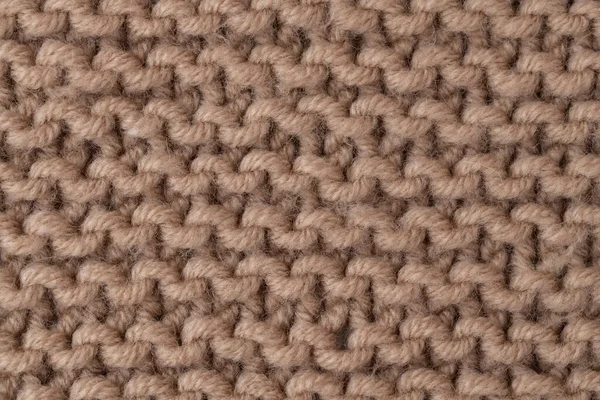 Texture Sfondo Maglia Beige — Foto Stock