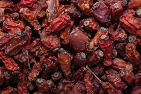 heap of red dried barberry background