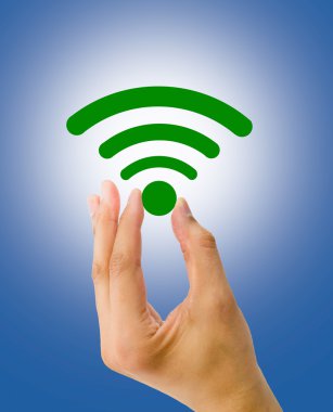 wifi simgesi tutan