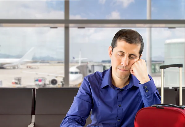 Long wait for the flight — Stock Photo, Image